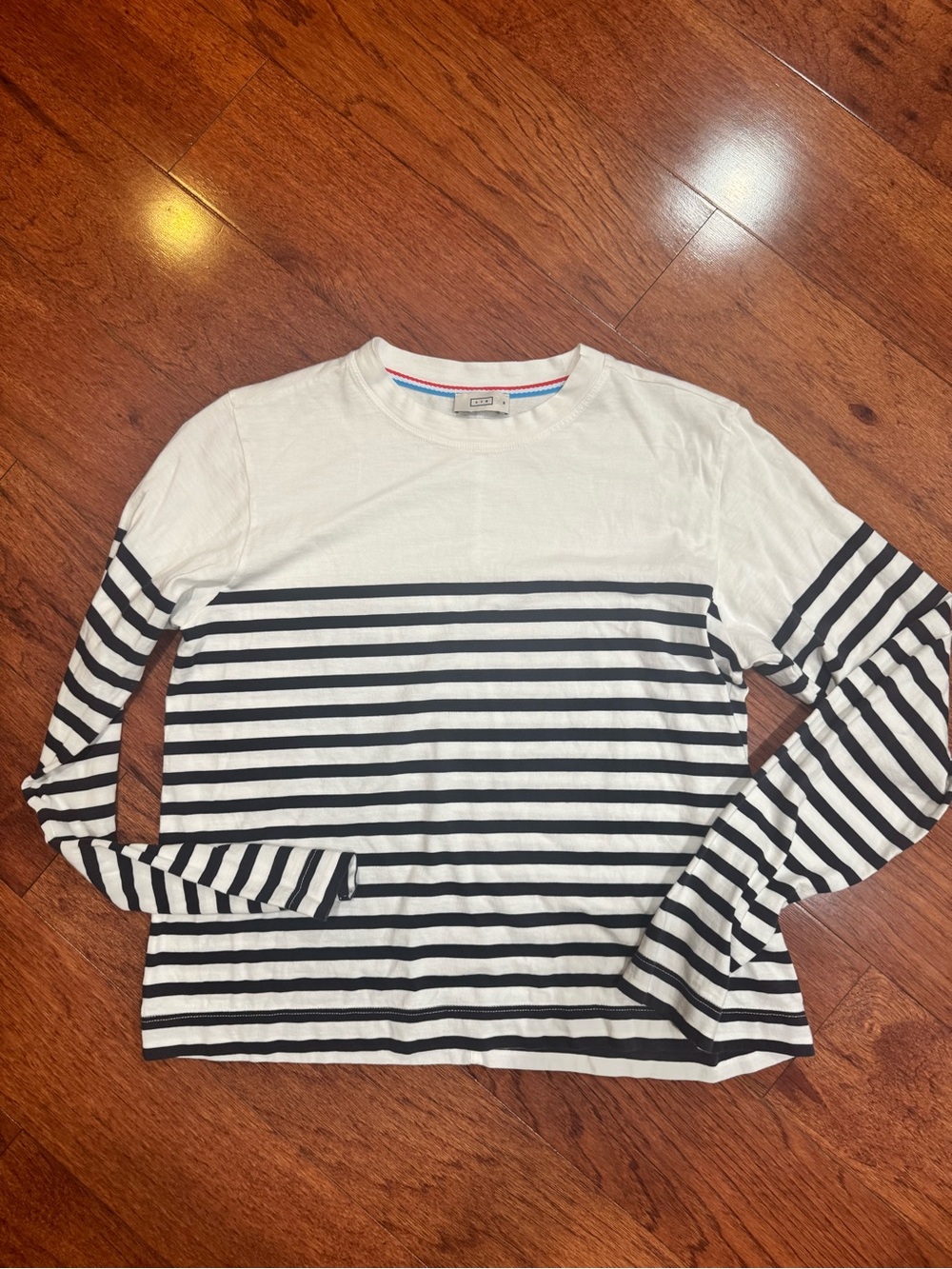 AYR Early Mornings Striped Long Sleeve Tee Size M